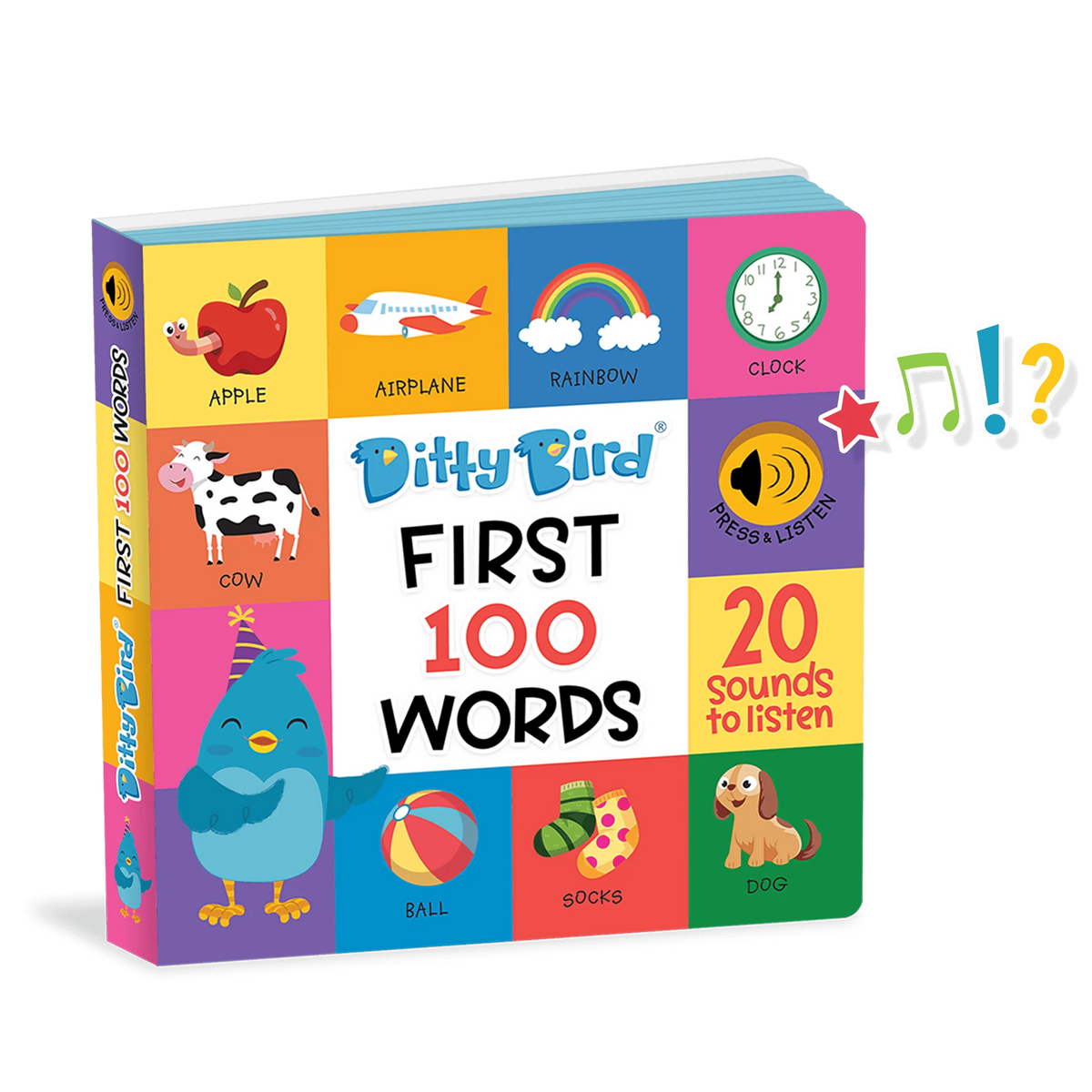 Libro Interactivo Musical - First 100 Words | Ditty Bird