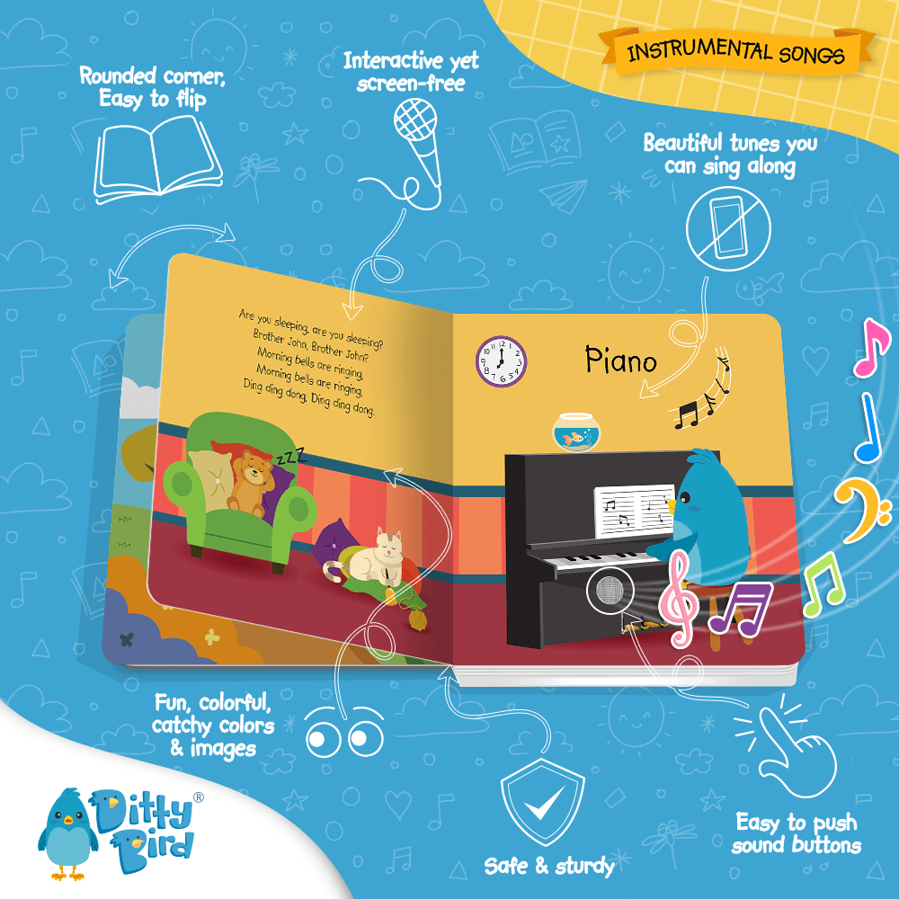 Libro Interactivo Musical - Instrumental Songs | Ditty Bird