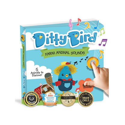 Libro Interactivo Musical - Farm Animal Sounds | Ditty Bird
