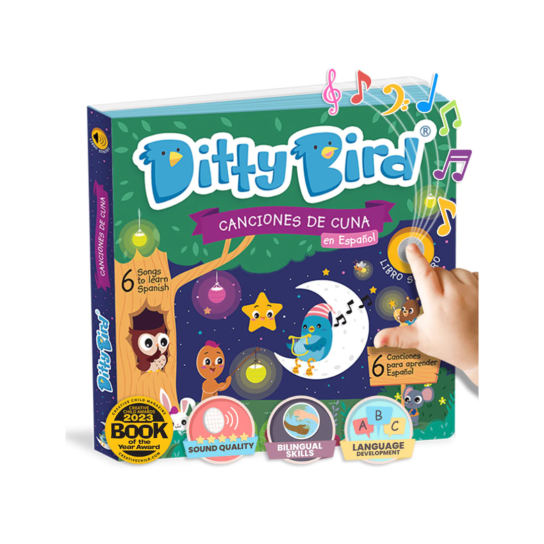 Libro Interactivo Canciones de Cuna en Español | Ditty Bird