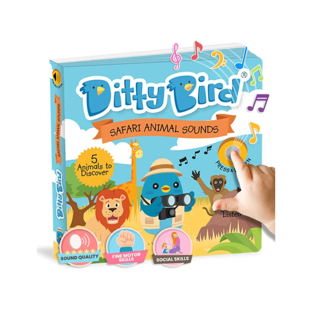 Interactive Musical Book - Safari Animal Sounds