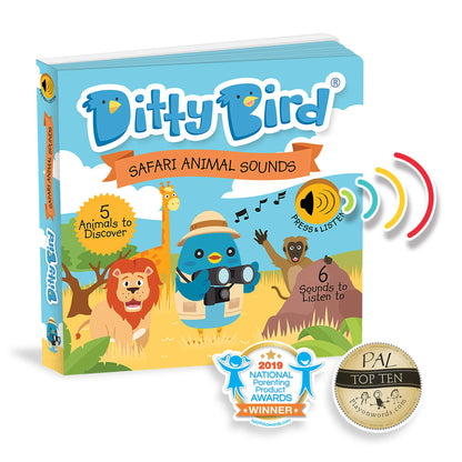 Interactive Musical Book - Safari Animal Sounds
