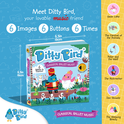 Libro Interactivo Musical - Classical Ballet Music | Ditty Bird