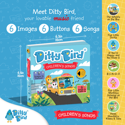 Libro Interactivo Musical - Children's Songs | Ditty Bird