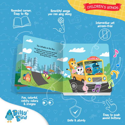 Libro Interactivo Musical - Children's Songs | Ditty Bird