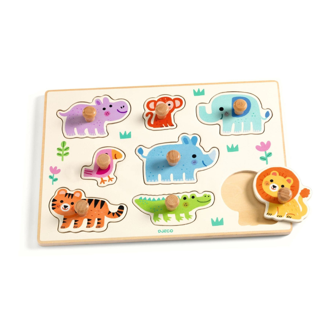 Puzzle Madera - Hippo'n'Co | Djeco