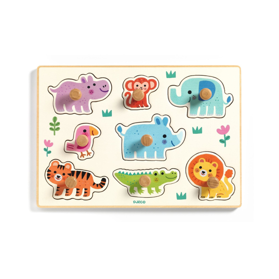 Puzzle Madera - Hippo'n'Co | Djeco