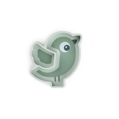 Plato Birdee para Snack Stick & Stay - Verde | Done by deer