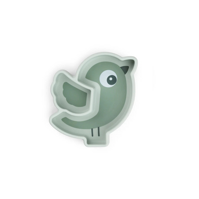 Plato Birdee para Snack Stick & Stay - Verde | Done by deer