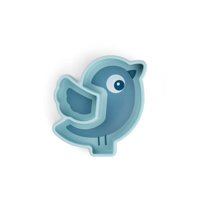 Plato Birdee para Snack Stick & Stay - Azul | Done by deer