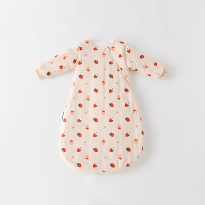 Saco de Dormir Forma Gota - Frutillas - TOG 2.5 | Mamás Mateas