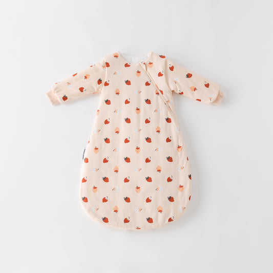 Saco de Dormir Forma Gota - Frutillas - TOG 2.5 | Mamás Mateas