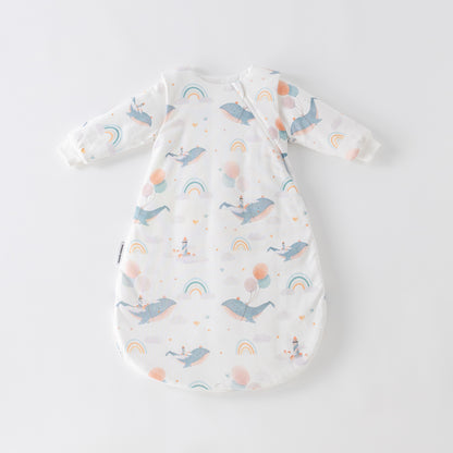 Saco de Dormir Forma Gota - Ballenas - TOG 3.5 | Mamás Mateas