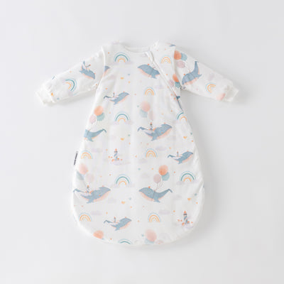 Saco de Dormir Forma Gota - Ballenas - TOG 3.5 | Mamás Mateas