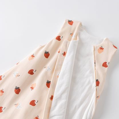 Saco de Dormir Forma Gota - Frutillas - TOG 1 | Mamás Mateas