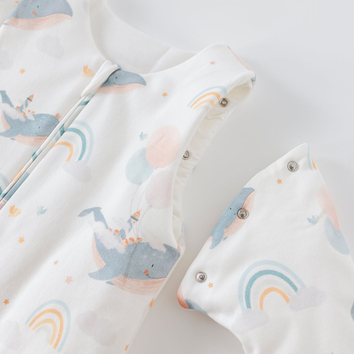 Saco de Dormir con Pies - Ballenas - TOG 2.5 | Mamás Mateas