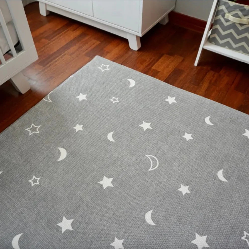 Alfombra de Juego Reversible y Antigolpes - Estrellas | Oruga Kids