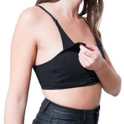 Sostén de Lactancia Absorbente - Negro | Easy Milk