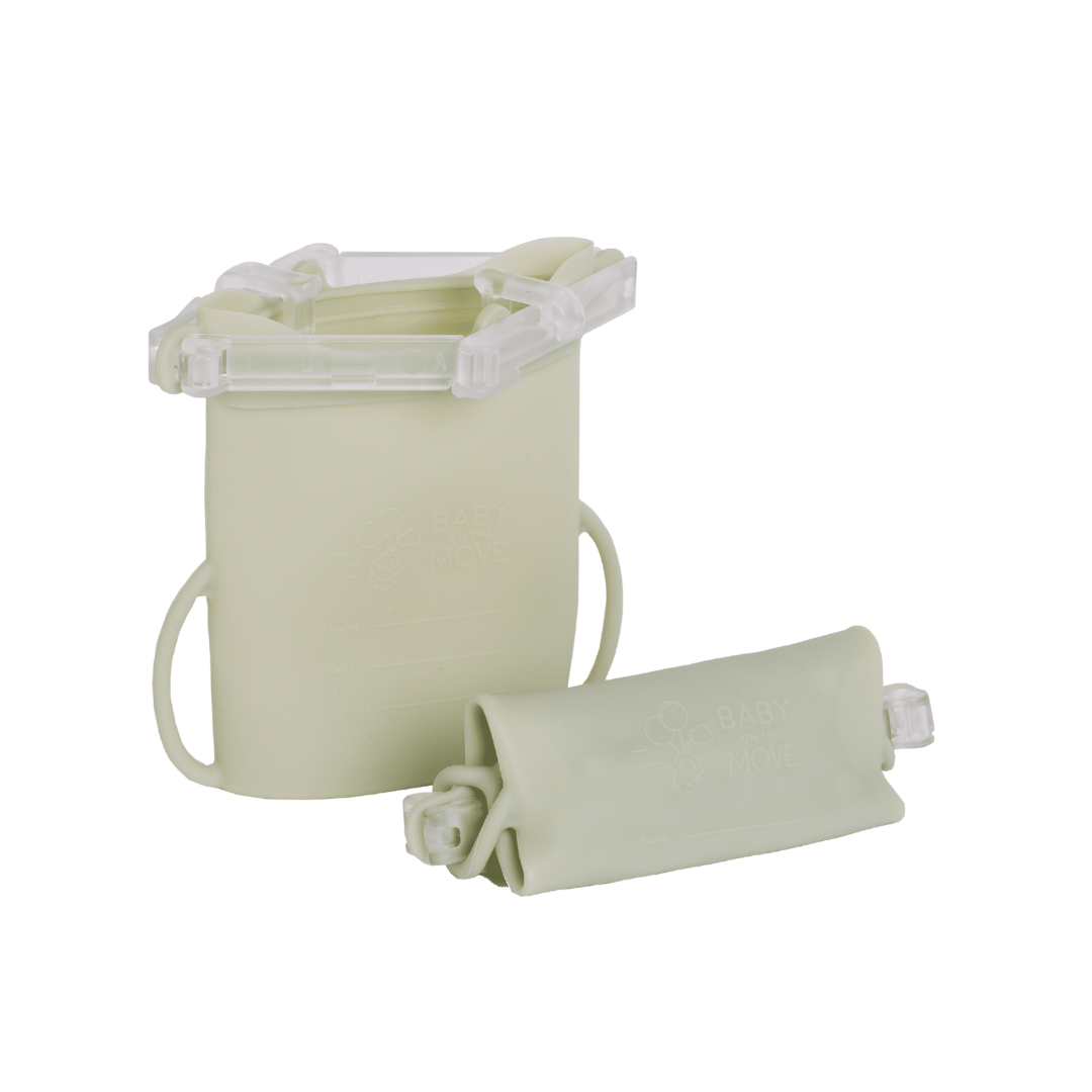 Pack 2 Bolsas de Silicona Multifuncionales - Yummy Aspen | Baby on the Move