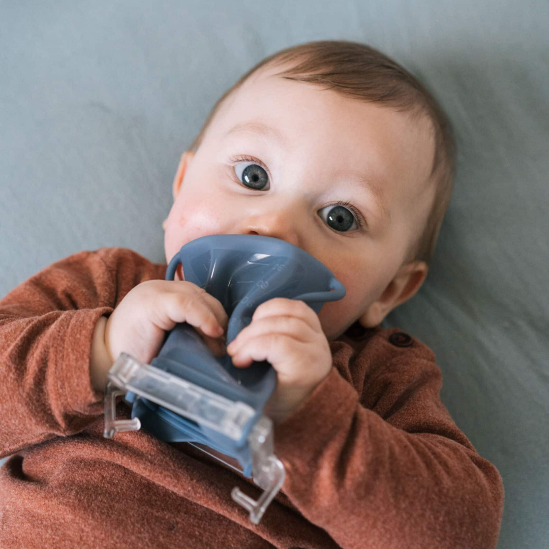 Pack 2 Bolsas de Silicona Multifuncionales - Yummy Denim | Baby on the Move