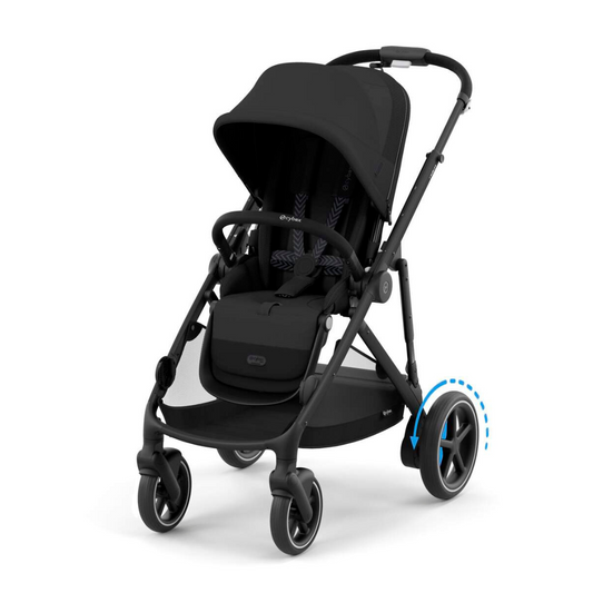 Coche de Paseo e-Gazelle S - Moon Black | CYBEX