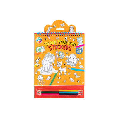 Colorea tus Propios Stickers - Naranjo | Moxy