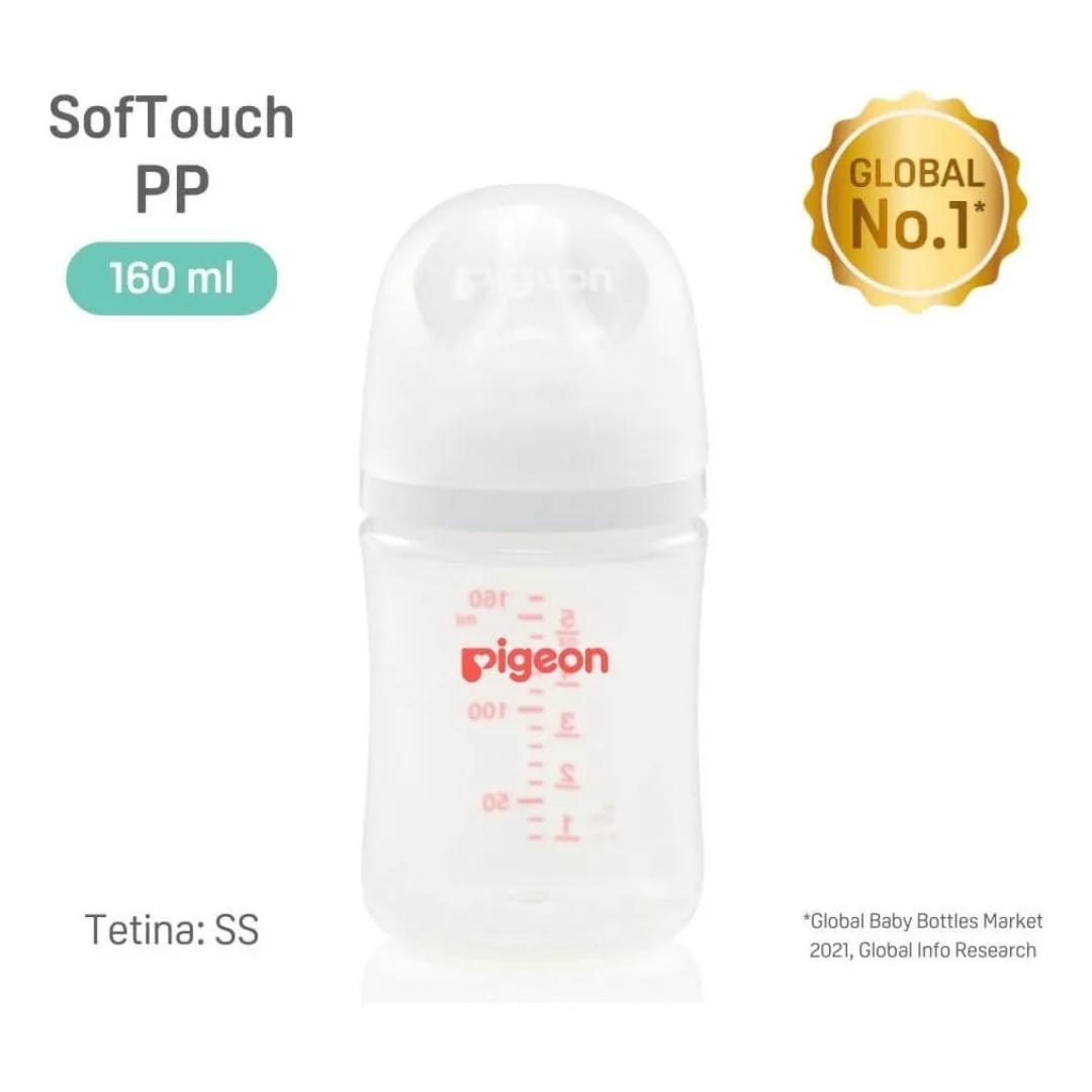 Mamadera Softouch Boca Ancha - PP | Pigeon