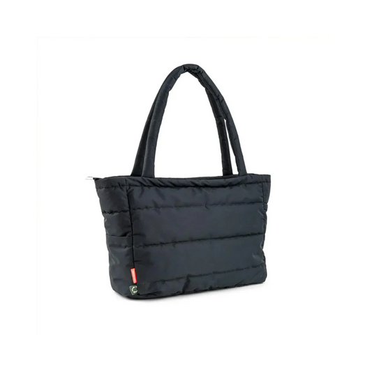 Bolso Maternal Tote Acolchado con Mudador Portátil - Negro | Done by deer