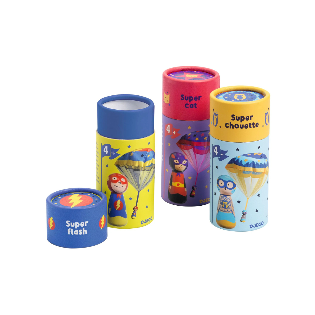Paracaidistas Flying Heroes - Super Cat | Djeco