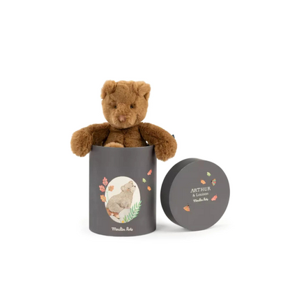 Peluche en Caja Arthur et Louison - Oso | Moulin Roty