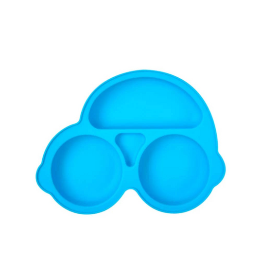 Plato de Silicona con Succión - Auto | The Baby Nation