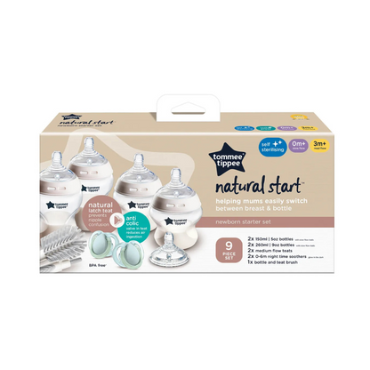 Set de inicio Natural Start para Recién Nacido -  Neutro | Tommee Tippee