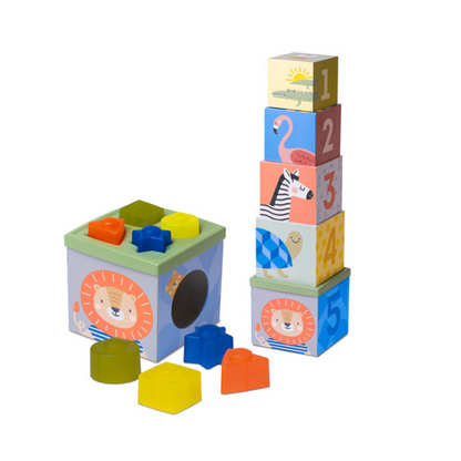 Savannah Lace and Shapes Cube 