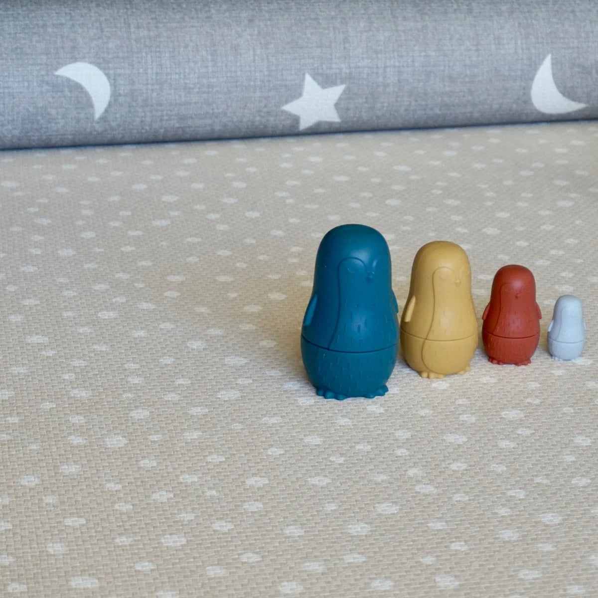 Alfombra de Juego Reversible y Antigolpes - Estrellas | Oruga Kids
