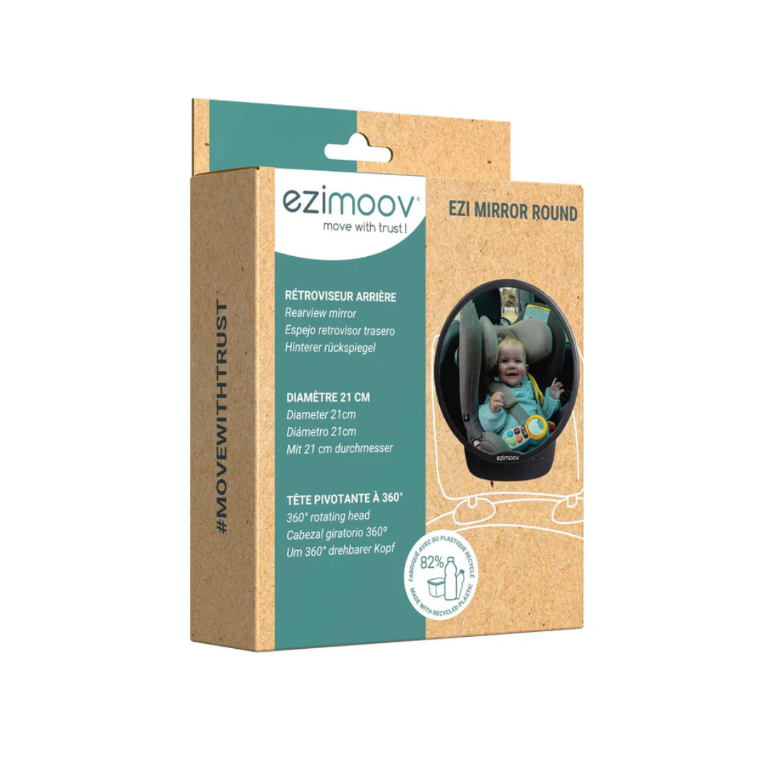Espejo Redondo de Bebé para Auto | Ezimoov