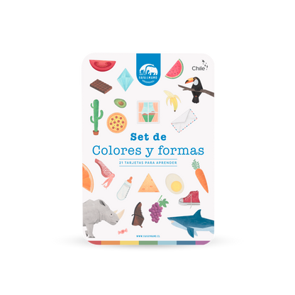 Set de Tarjetas Educativas - Colores y Formas | Fafa & Mamo