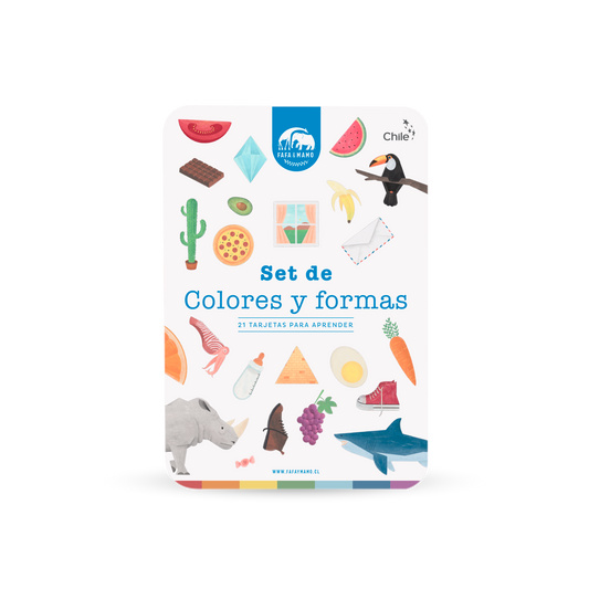 Set de Tarjetas Educativas - Colores y Formas | Fafa & Mamo