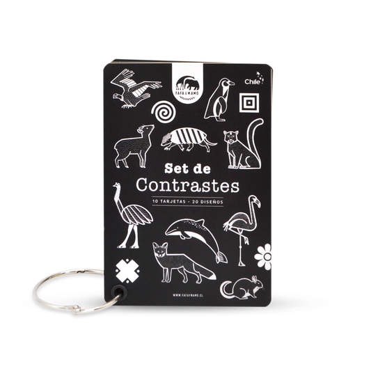 Set de Tarjetas para Bebés - Contrastes | Fafa & Mamo