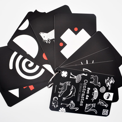 Set de Tarjetas para Bebés - Contrastes | Fafa & Mamo