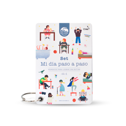 Set de Tarjetas Educativas - Mi día Paso a paso | Fafa & Mamo