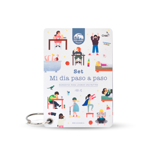 Set de Tarjetas Educativas - Mi día Paso a paso | Fafa & Mamo