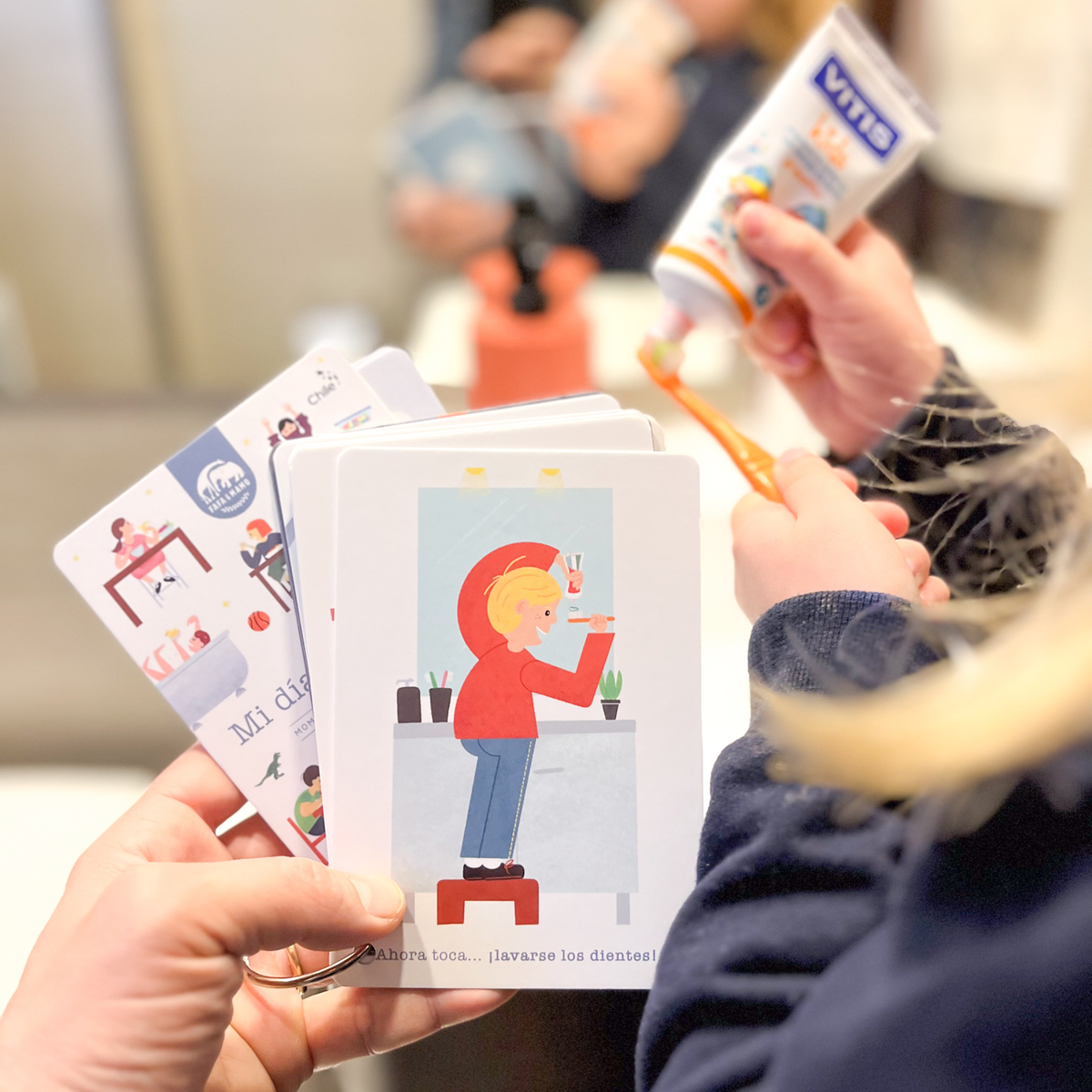 Set de Tarjetas Educativas - Mi día Paso a paso | Fafa & Mamo