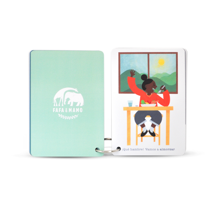 Set de Tarjetas Educativas - Mi día Paso a paso | Fafa & Mamo