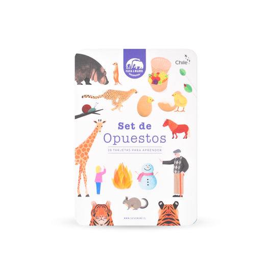 Set de Tarjetas Educativas - Opuestos | Fafa & Mamo