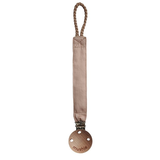 Portachupete de Algodón para Chupete - Beige | Mushie