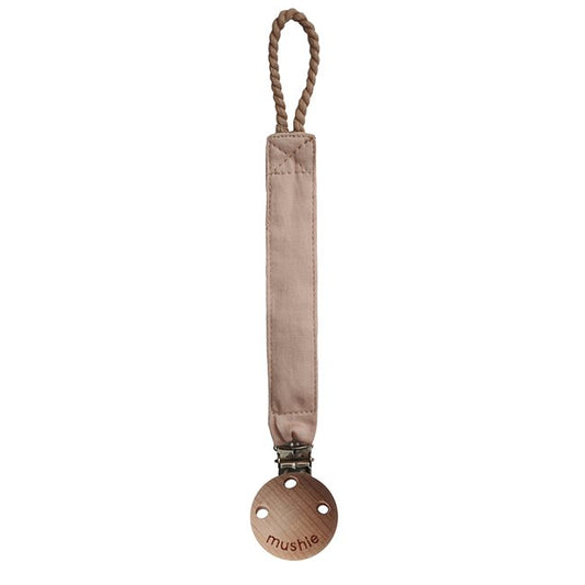 Portachupete de Algodón para Chupete - Beige | Mushie