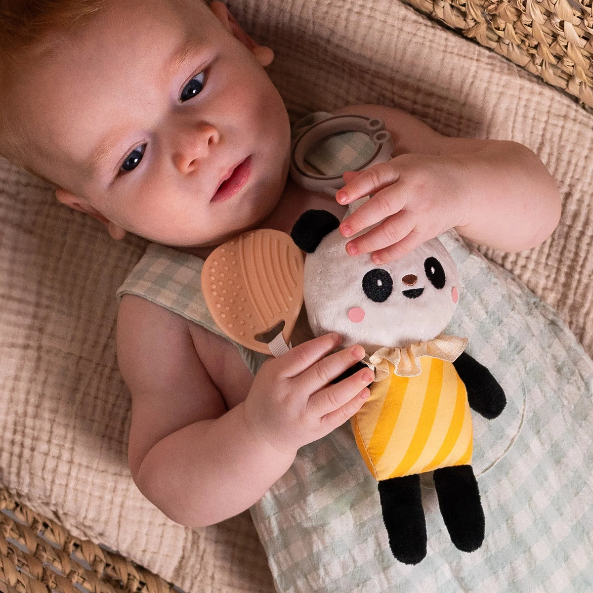 Peluche de Actividad Con Sonajero - Pamela | Taf Toys