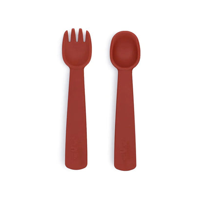 Cubiertos con Caja - Rojo | We Might Be Tiny
