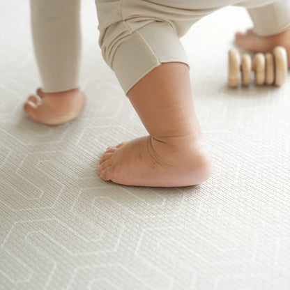 Alfombra de Juego Reversible y Antigolpes - Flores | Oruga Kids