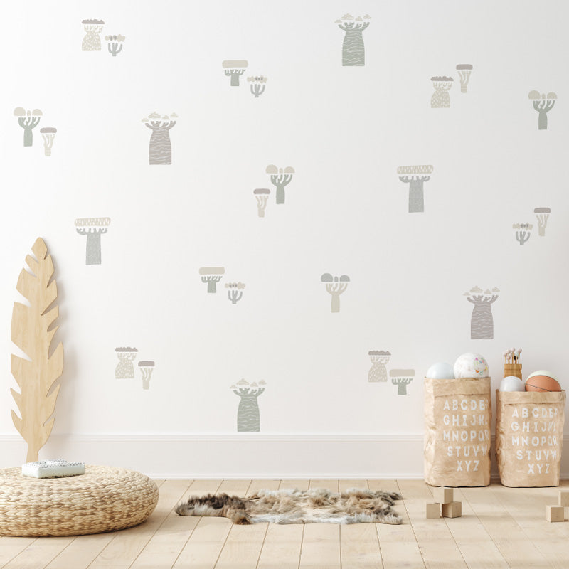Stickers Decorativos Para Muros - Baobab Cuatricolor | Murami
